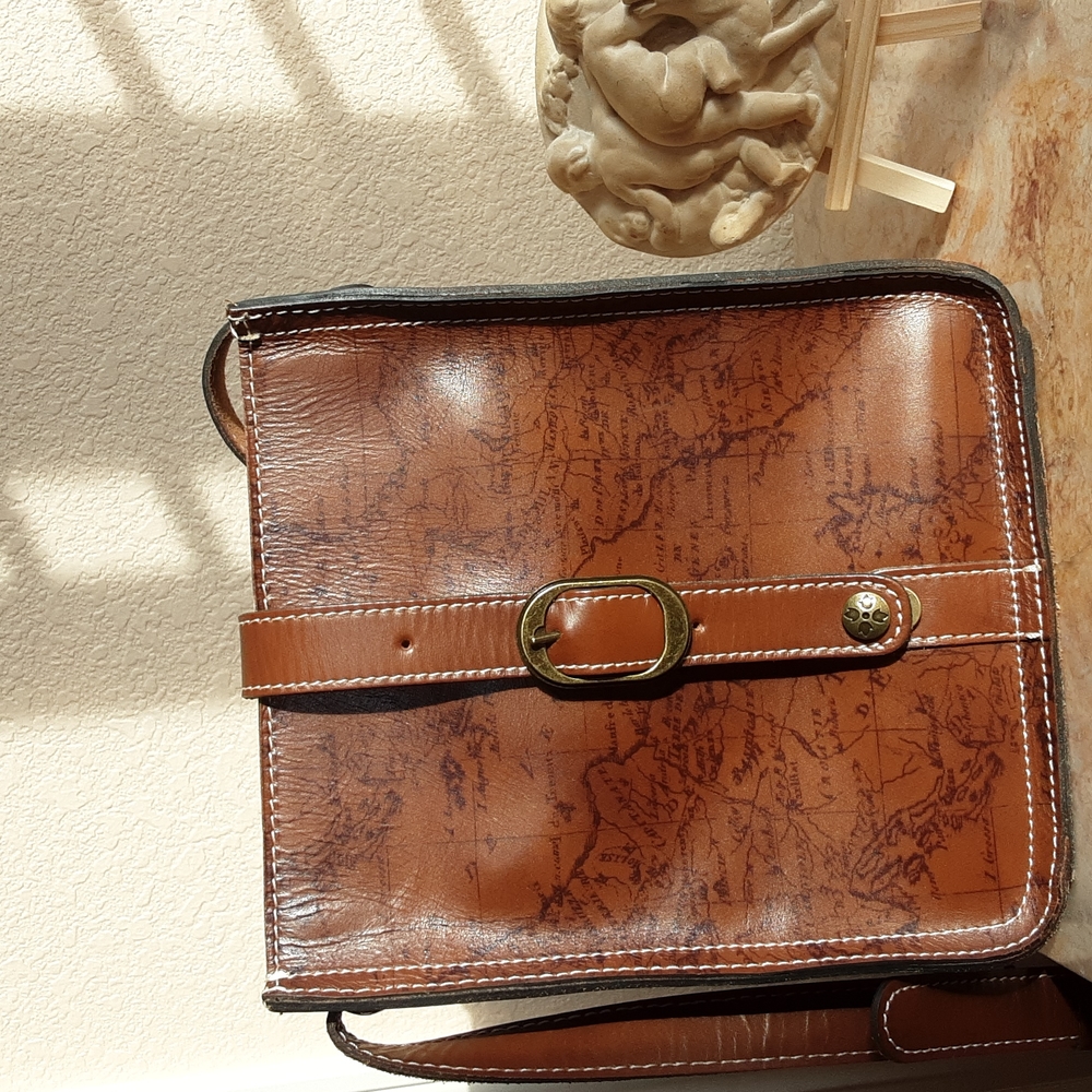 Patricia Nash Venezia Crossbody Map Slim Pouch